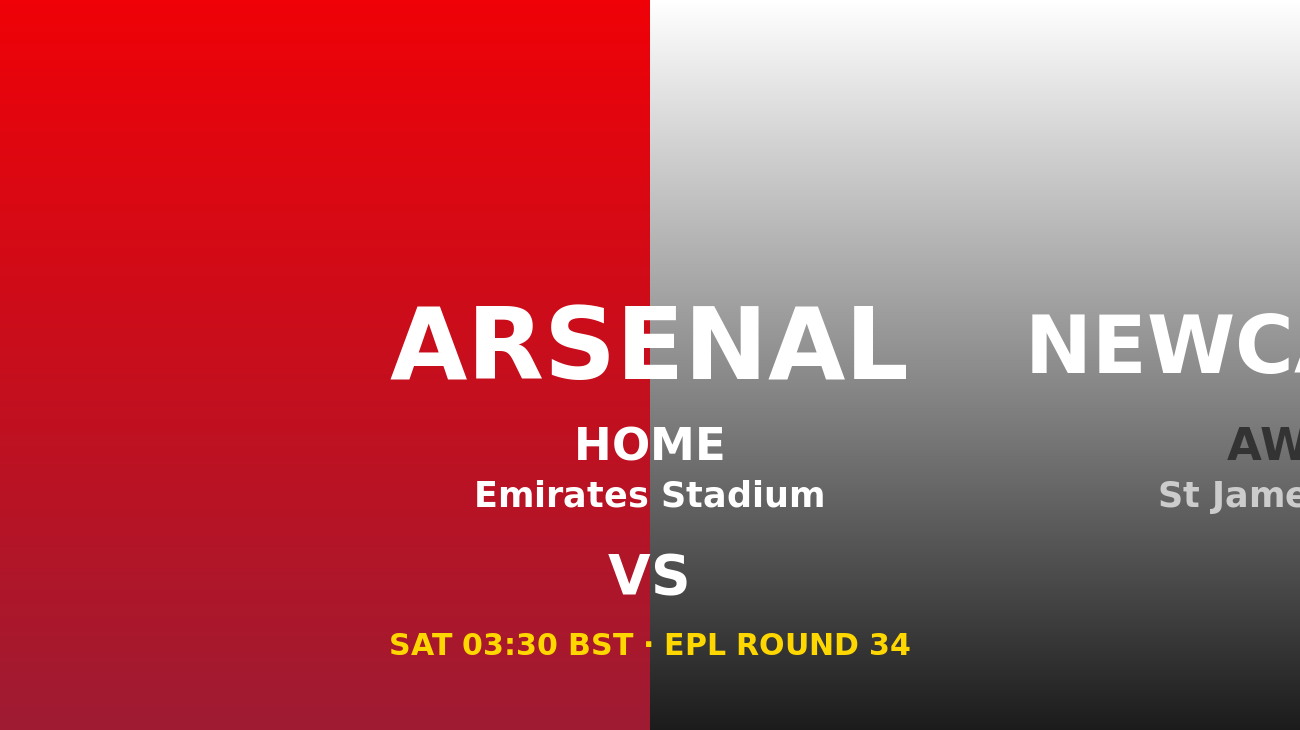 「英超」不容有失！阿森纳发布对阵纽卡斯尔联官方海报，特罗萨德单人出镜